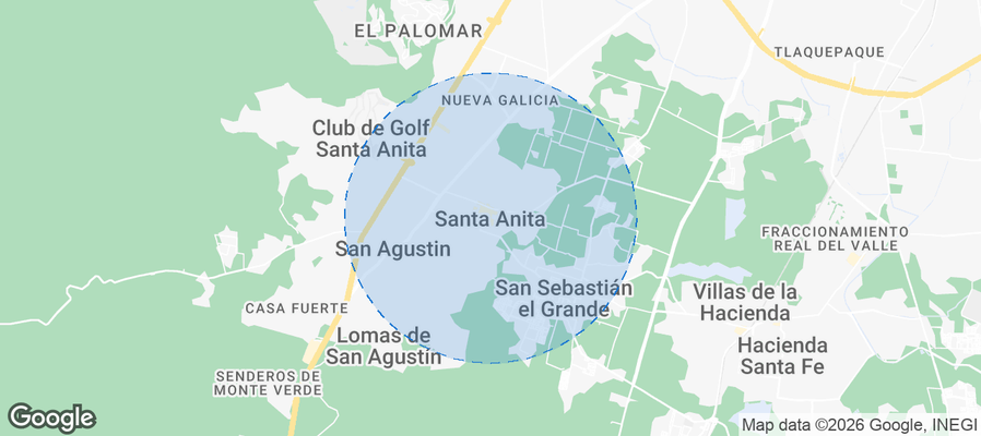 Santa Anita Airbnb map